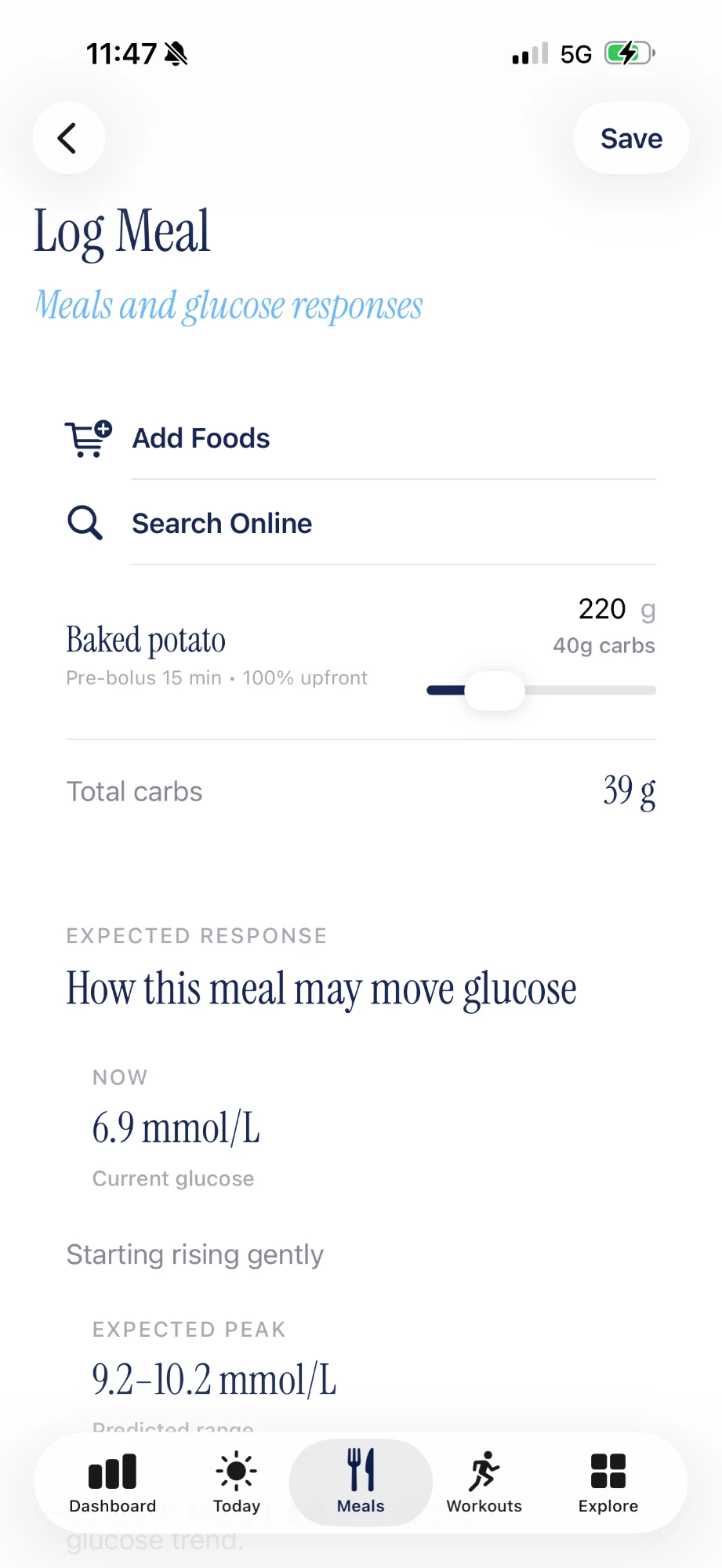 Meal Prediction